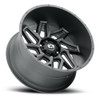 17" Vision Off Road 361 Satin Black 17x9 Wheel 5x5 12mm For Jeep Truck Rim