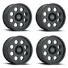 Set 4 16" Vision Off Road 56 Midway Satin Black 16x8 Wheels 5x5 0mm Truck Rims