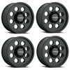 Set 4 20" Vision Off Road 56 Midway Satin Black 20x9 Wheels 5x150 12mm Rims