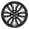 22" OE Wheels CA93 Gloss Black 22x9 Wheel 6x5.5 Rim 28mm For Chevy GMC Cadillac