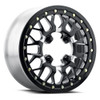 15" Vision ATV 346 Storm Gloss Black Milled Spoke 15x7 Wheel 4x4.5 61mm Rim
