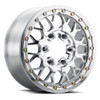 Set 4 15" Vision ATV 346 Storm Polished 15x6 Wheels 6x5.5 50.6mm Beadlock Rims