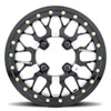15" Vision ATV 346 Storm Gloss Black Milled Spoke 15x6 Wheel 4x156 50.6mm Rim