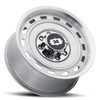 18" Vision American Muscle 54 Cheyenne Silver Machined 18x9 Wheel 8x6.5 12mm Rim