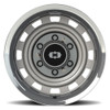 20" Vision American Muscle 54 Cheyenne Silver Machined 20x10 Wheel 6x5.5 -12mm