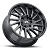 20" Vision 306 Rapier Gloss Black Milled Spoke 20x9 Wheel 6x5.5 -12mm Lifted Rim