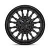 20" Fuel D796 Arc 20x9 6x135 6x5.5 1mm Matte Black Gloss Black Lip Truck Wheel