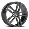Set 4 19" Vision 475 Clutch Gunmetal 19x8.5 Wheels 5x4.5 (5x114.3) 35mm Rims