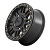 KMC Powersports Ks250 Cage Beadlock 15x6 4x137 Satin Black Black Wheel 15" 38mm