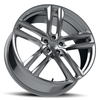 Set 4 19" Vision 475 Clutch Gunmetal 19x8.5 Wheels 5x4.25 (5x108) 42mm Rims