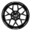 Moto Metal MO803 Banshee 20x10 5x5.0 Gloss Black Milled Wheel 20" -18mm Rim