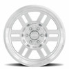 Set 4 18" Vision Beadlock 398FNBL Machined 18x9 Wheels 6x135 -12mm Lifted Rims