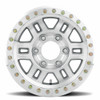 Set 4 17" Vision Beadlock 398BL Machined 17x9.5 Wheels 5x5.5 (5x139.7) -44mm Rim