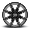 Moto Metal MO804 Spider 22x10 6x135 6x5.5 Gloss Black Milled Wheel 22" -18mm Rim