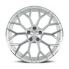 Set 4 19" Dolce Performance Pista 19x8.5 5x4.5 35mm Gloss Silver Machined Wheels
