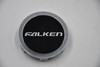 Falken Chrome/Gloss Black Wheel Center Cap Hub Cap MCS69NA03 2.625" Snap in