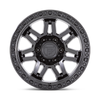 Fuel 1PC D810 Syndicate 17x9 5x5.0 Blackout Wheel 17" -12mm Rim