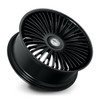 24" Dolce Luxury Razzo 24x10 6x135 6x5.5 25mm Glossy Black  Wheel w Floating Cap