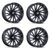 Set 4 Moto Metal MO811 Combat 22x12 6x5.5 Matte Black Wheels 22" -44mm Rims