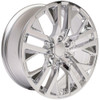 Set 4 22" OE Wheels CV38 Chrome 22x9 Wheels 6x5.5 Rims 28mm For Chevy GMC