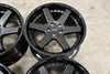 20" Niche 1PC M192 Altair 20x10.5 Gloss Black Matte Black 5x112 Wheel 30mm Rim