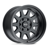 Set 4 17" Black Rhino Stadium 17x8 5x130 Matte Black Wheels 45mm Offroad Rims