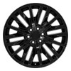 Set 4 22" OE Wheels CV33 Gloss Black 22x9 Wheels 6x5.5 28mm Replica Rims