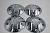 Set 4 Chrome Replacement Ro Center Caps Fit Any Wheel 5x4.5 5x4.75 5x5 w/1/2 Lug