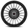 Set 4 22" Cavallo CLV-32 Gloss Black & Machined Wheels 22x8.5 5x4.5 5x120 38mm