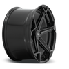 Niche 1PC N258 Arrow 20x10.5 5x120 Gloss Black Wheel 20" 35mm Rim