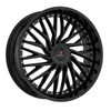 22" Cavallo CLV-43 Gloss Black Wheel 22x8.5 5x112 5x4.5 38mm Rim