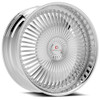 22" Cavallo CLV-41 Nano Chrome 22x8.5 Wheel 5x4.5 5x120 38mm Rim