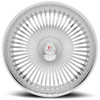 22" Cavallo CLV-41 Nano Chrome 22x8.5 Wheel 5x4.5 5x120 38mm Rim