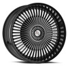 Set 4 22" Cavallo CLV-41 Gloss Black & Machined Wheels 22x8.5 5x110 5x4.5 38mm