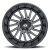 Set 4 22" Vision 306 Rapier Gloss Black Milled 22x10 Wheels 6x135 -19mm Rims