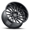 Set 4 22" Vision 306 Rapier Gloss Black Milled 22x10 Wheels 6x135 -19mm Rims