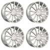 Set 4 18" Cavallo CLV-52 Nano Chrome 18x8 Wheels 5x4.5 5x120 35mm Rims