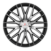 Set 4 18" Cavallo CLV-45 Gloss Black & Machined 18x8 Wheels 5x112 5x4.5 35mm Rim
