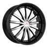Set 4 22" Cavallo CLV-53 Gloss Black & Machined 22x8.5 Wheels 5x112 5x4.5 38mm