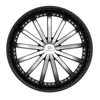 Set 4 22" Cavallo CLV-53 Gloss Black & Machined 22x8.5 Wheels 5x112 5x4.5 38mm
