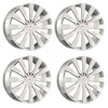 Set 4 22" Cavallo CLV-49 Nano Chrome 22x8.5 Wheels 5x112 5x4.5 38mm Rims