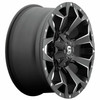 17" Fuel 1PC D546 Assault 17x8.5 5x4.25 5x5 Matte Black Milled Wheel 25mm Rim