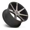 20" Niche 1PC M150 Verona 20x10.5 Matte Black Machined 5x112 Wheel 27mm Rim