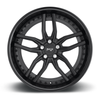 Niche 1PC M194 Methos 20x10 5x4.5 Gloss Black Matte Black Wheel 20" 40mm Rim