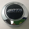 SOTA A608F-5 CHC-51254 chrome two-piece tall 8 lug wheel center cap 130mm