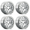 Set 4 15" Vision ATV 346 Storm Polished Beadlock Forged 15x10 Wheel 4x156 0mm