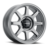 Set 4 20" Vision Off Road 351 Flow Satin Grey 20x9 Wheels 8x6.5 12mm Rim For GMC