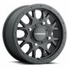 Set 4 15" Vision ATV GV8 Invader Satin Black 15x6 Wheels 4x136 38mm Rims