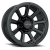 15" Vision HD Trailer 353 Turbine Matte Black 15x6 Wheel 5x4.5 0mm Rim