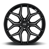Niche 1PC M232 Vice Suv 24x10 6x135 Gloss Black Milled Wheel 24" 30mm Rim